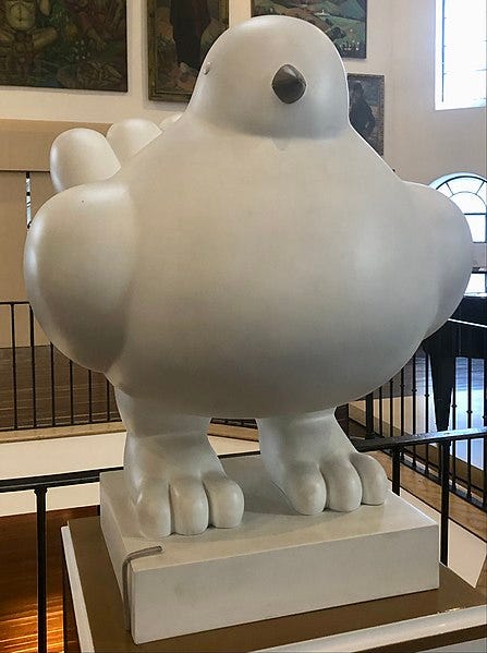 File:La paloma de la paz (Botero).jpg, https://commons.wikimedia.org/wiki/File:La_paloma_de_la_paz_(Botero).jpg