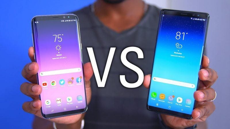 samsung galaxy note 8 vs galaxy s8 plus mttg samsung galaxy note 8 vs galaxy s8 plus mttg