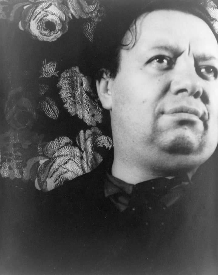 Diego Rivera. Photographed in 1932, the year of the Detroit murals.