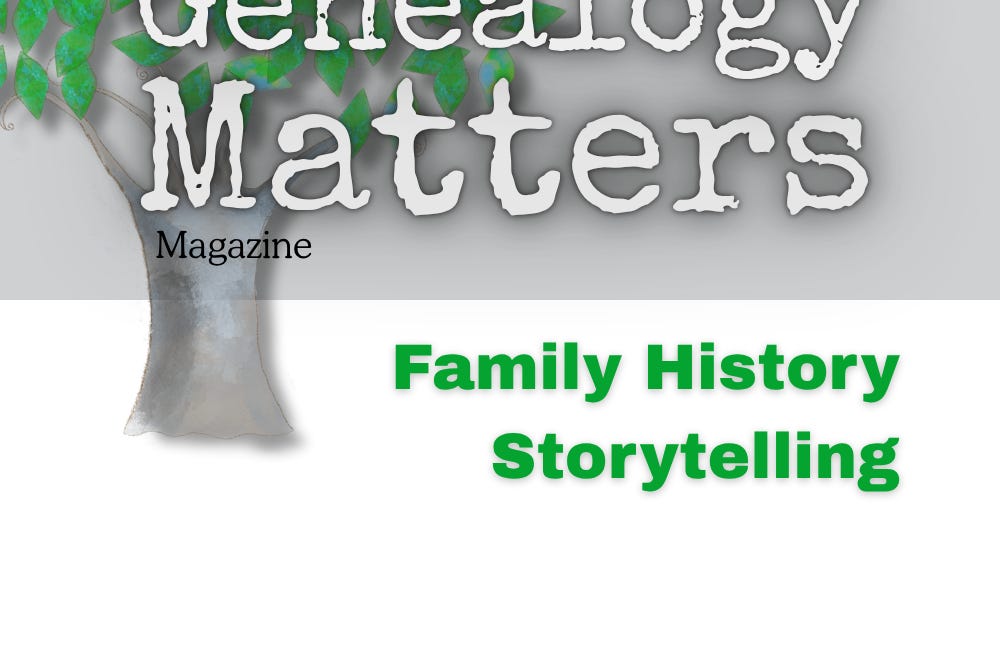 Genealogy Matters Magazine - Open Call for Submissions