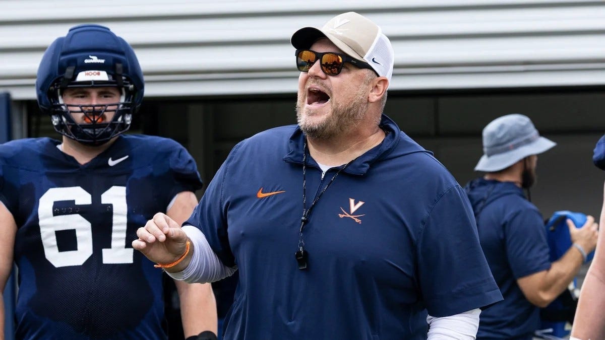 Virginia's Offensive Line One Of Best In The Nation And Depth Could Make It Even Better