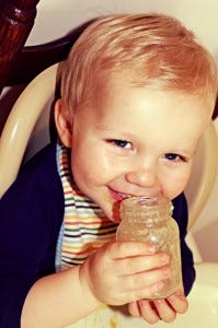 A satisfied little customer! ;) A satisfied little customer! ;)