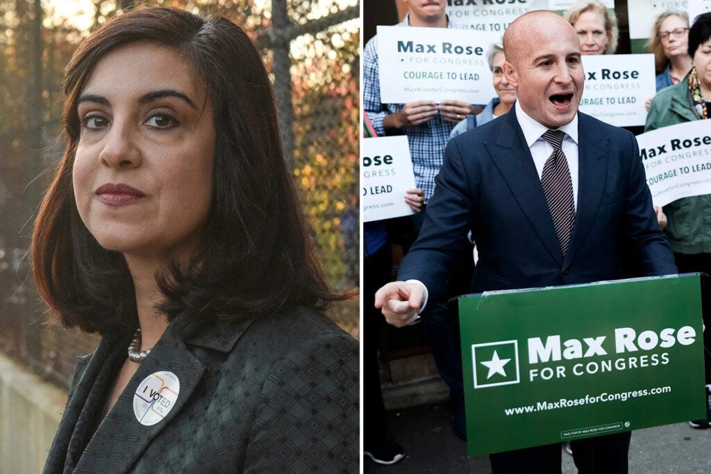 Nicole Malliotakis and Max Rose