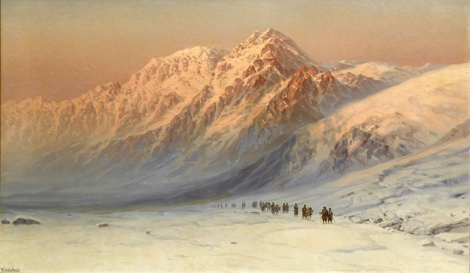Caucasus Mountains - by M. E. Rothwell - Cosmographia