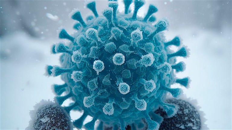 Llevaba 30.000 años congelado en el permafrost: ahora este virus gigante está libre de sus ataduras