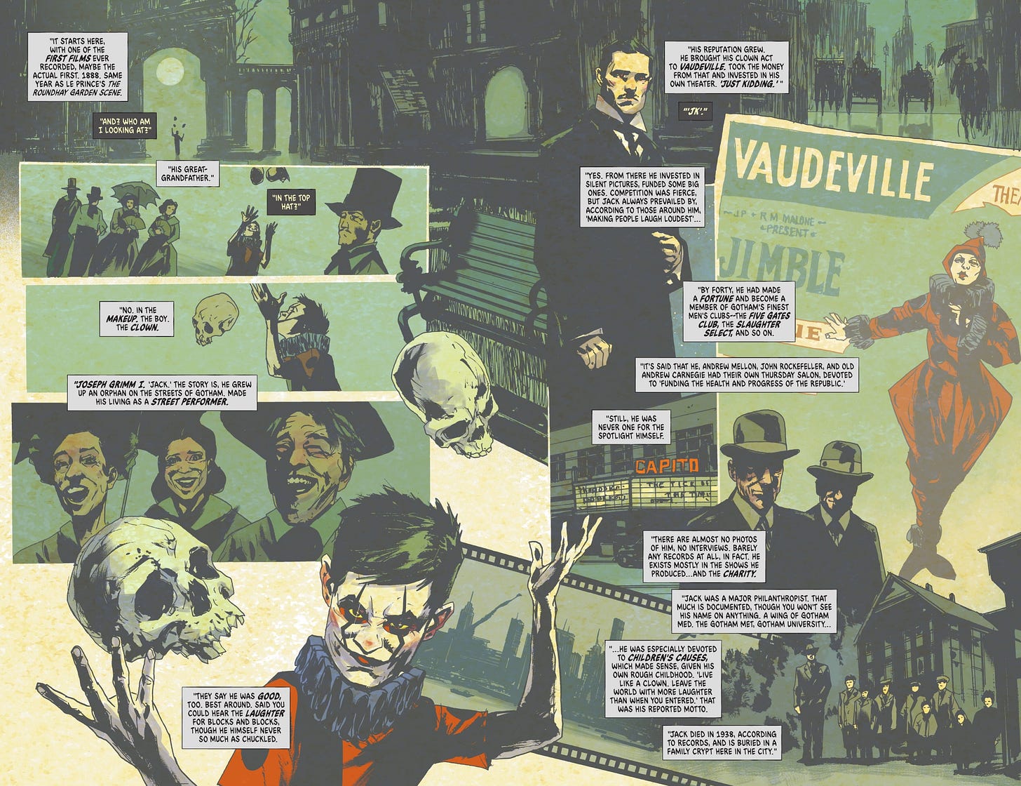 The Joker's origin in Absolute Batman 15. The Joker's origin in Absolute Batman 15.