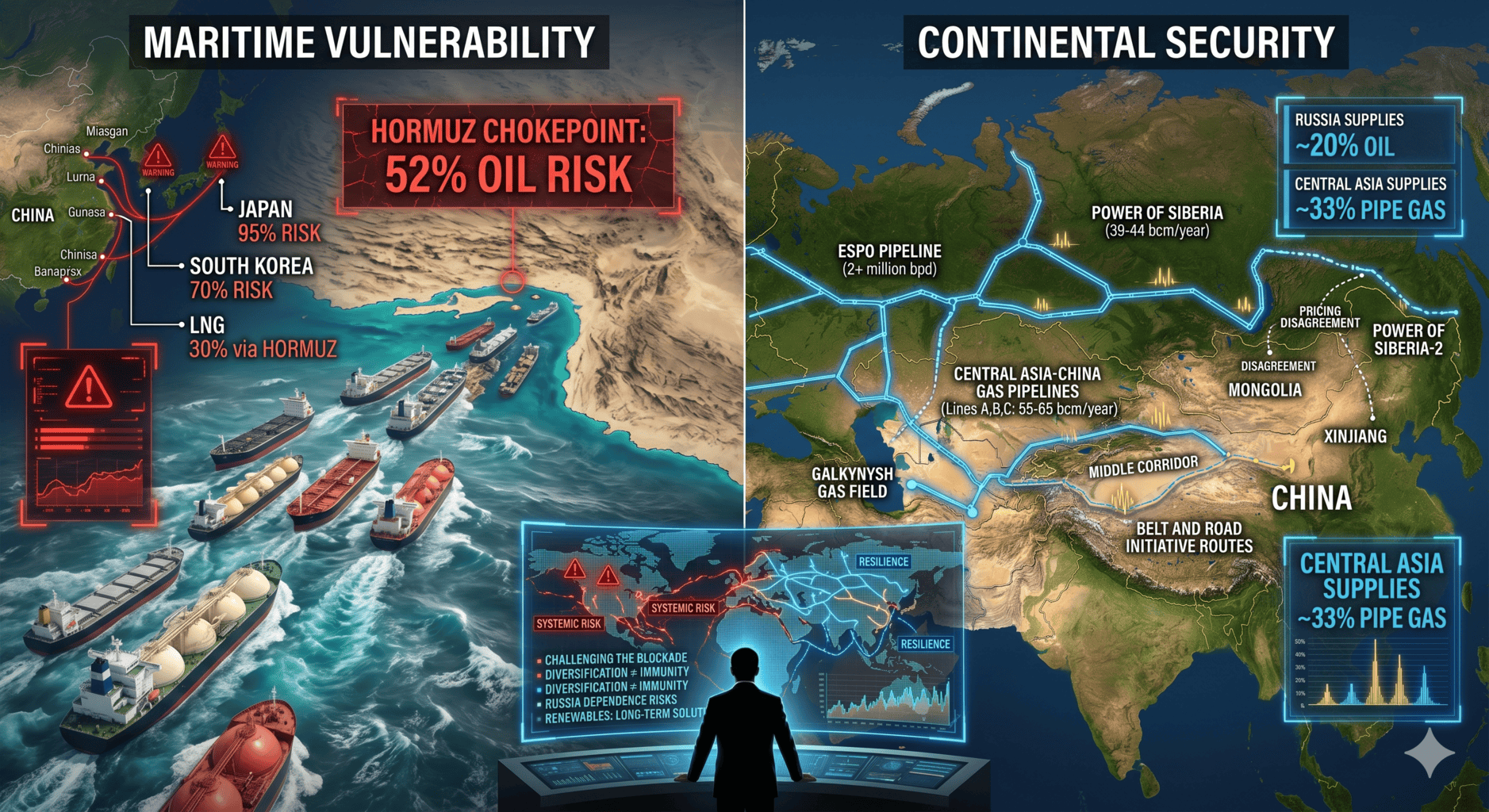 Hormuz Blockade Pushes China Toward Continental Energy Suppliers