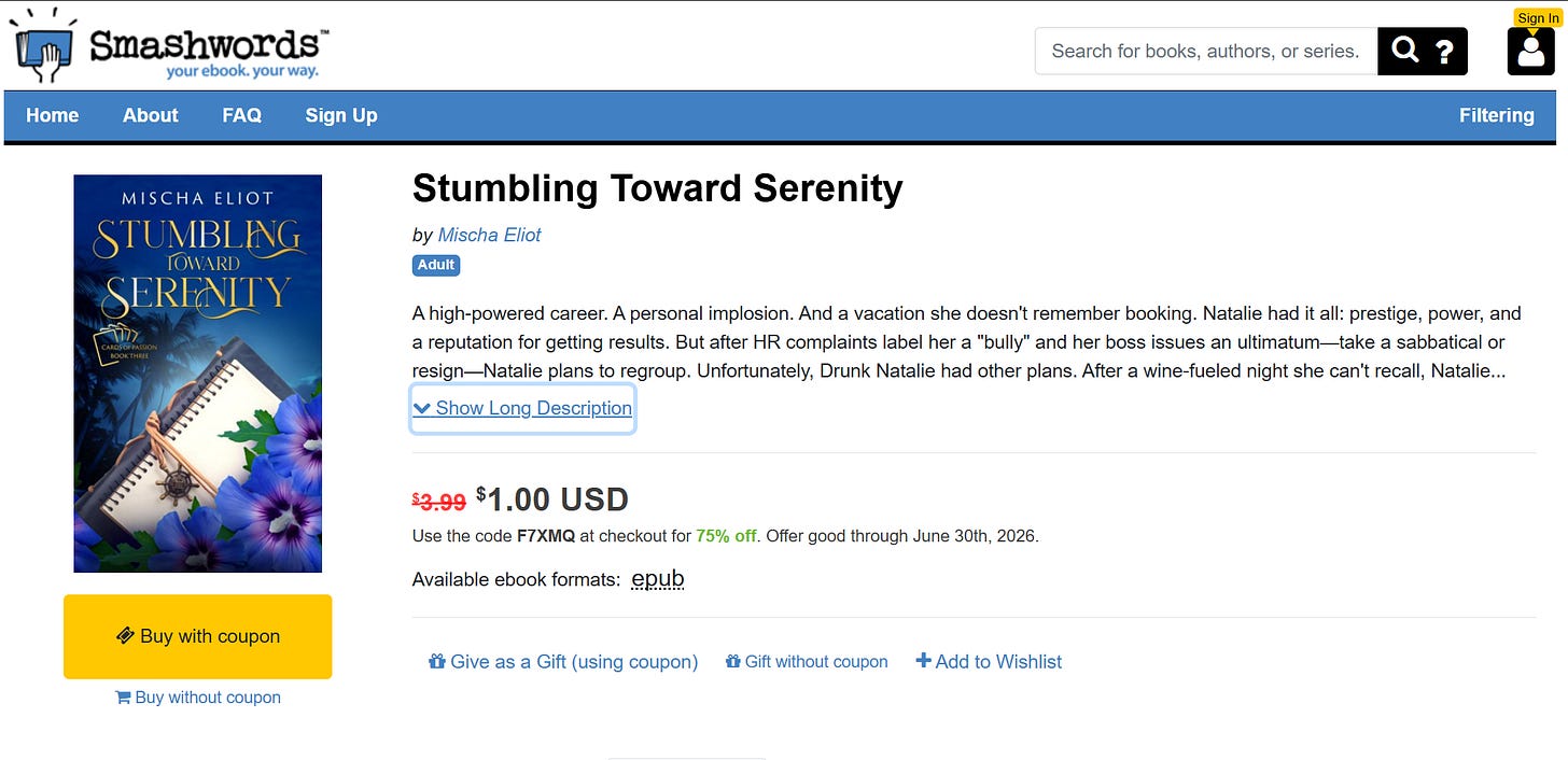 Stumbling Toward Serenity by Mischa Eliot on Smashwords
