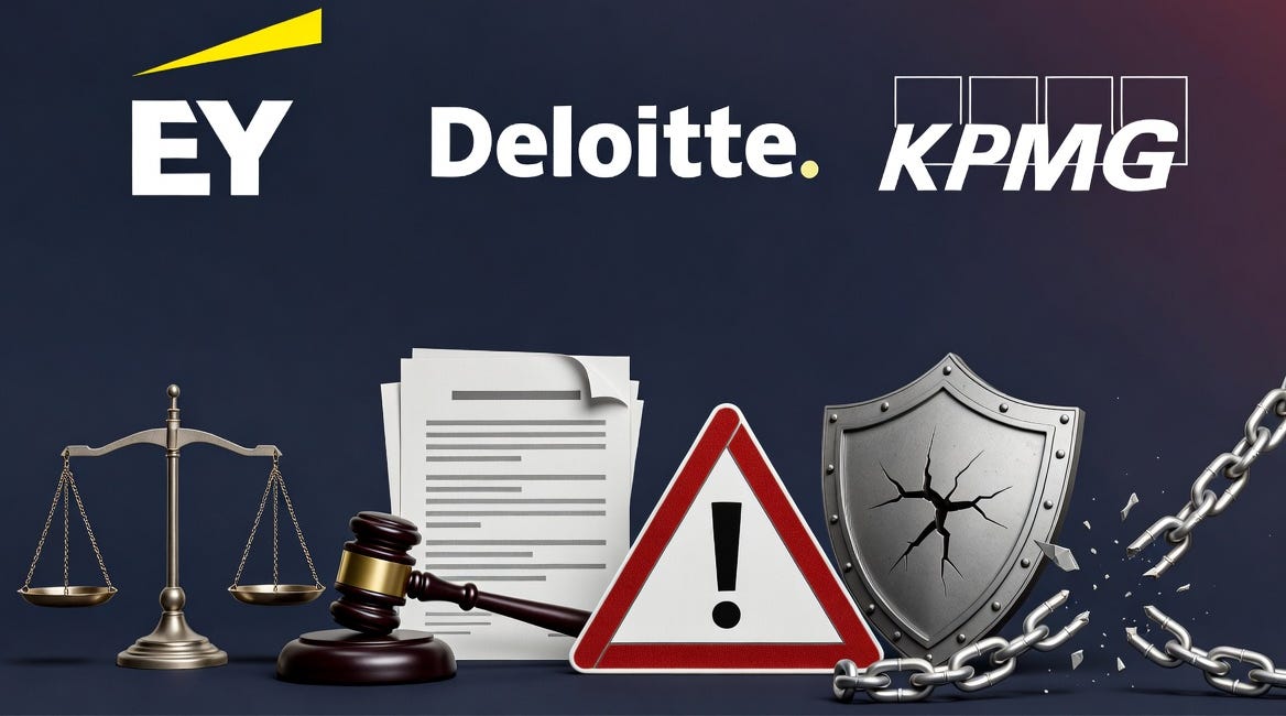Three Firms Under Fire: EY, Deloitte, KPMG Controversies