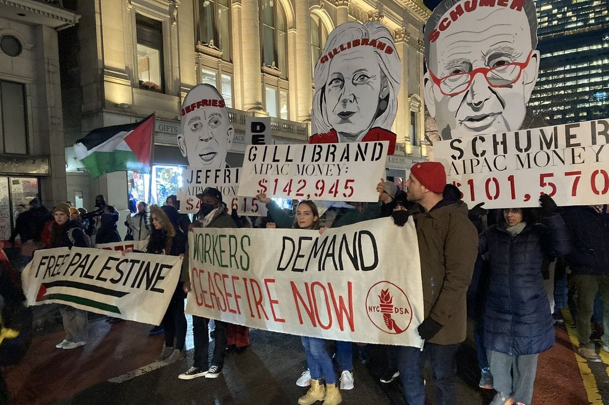NYC Workers March for Gaza: 'Stop the Bombs! Cease-Fire Now!'