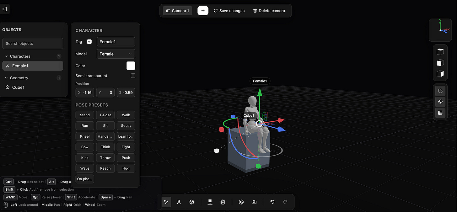 Topview’s 3D shot composer. Image by Jim Clyde Monge