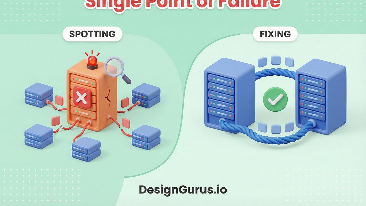 System Design Basics: Spotting and Fixing the Single Point of Failure