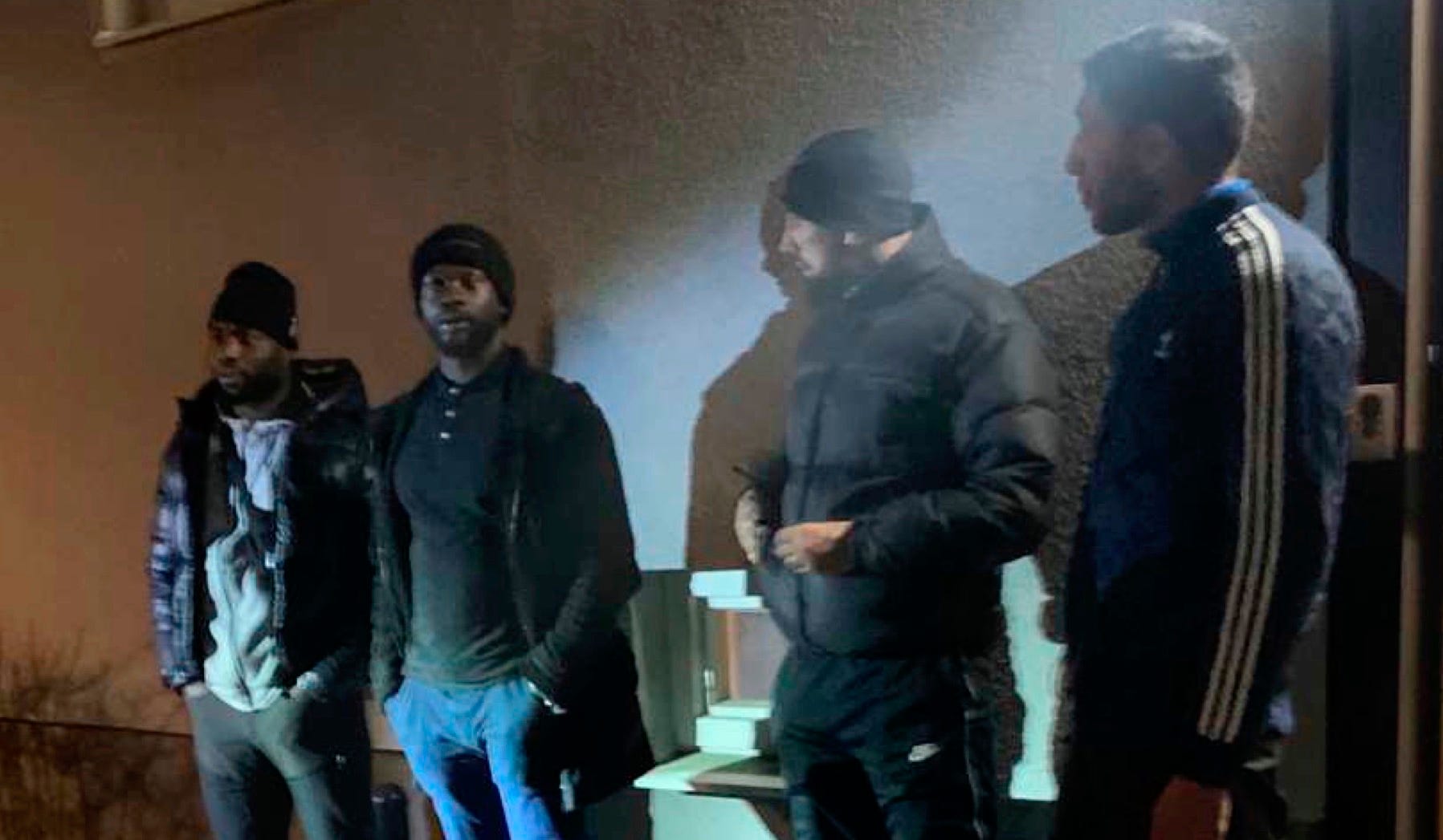 Sekou Dosso, Özgür Aksari och Ali Rasak 