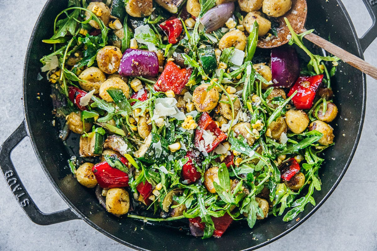summer salad with green goddess dressing Green Goddess Summer Cobb Salad
