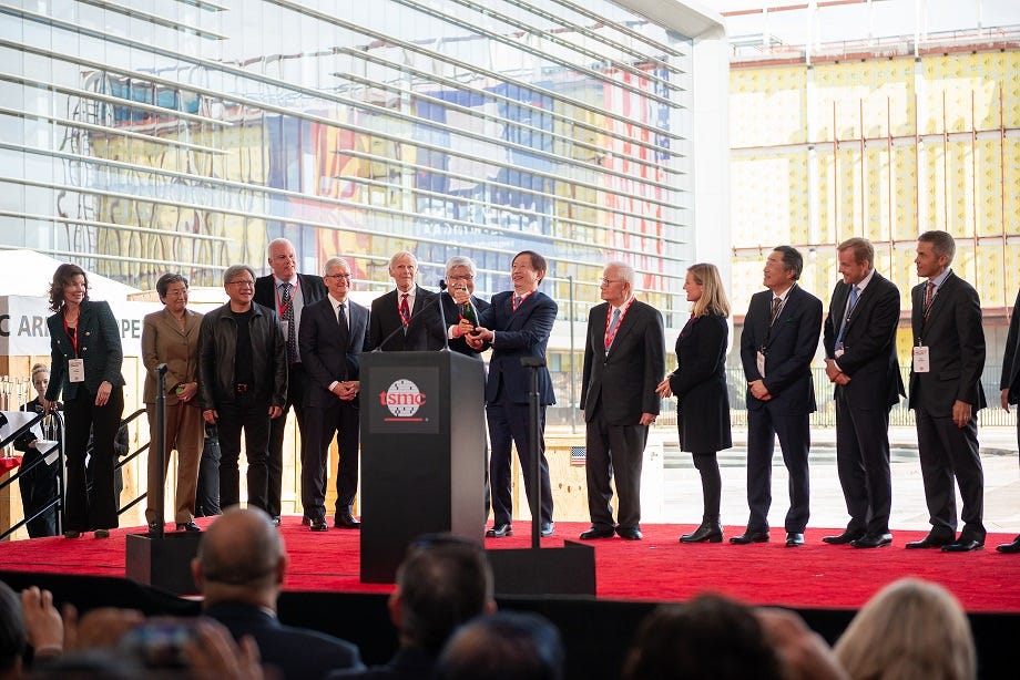 TSMC Arizona “First Tool-In Ceremony”: Fact Sheet | SemiWiki TSMC Arizona “First Tool-In Ceremony”: Fact Sheet | SemiWiki