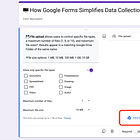 🖥️ How Google Forms Simplifies Data Collection (for Writing) 