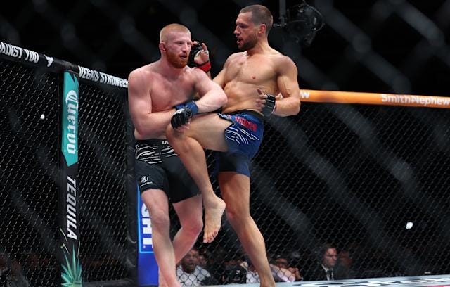 UFC on ESPN 67 bonuses: Reinier de Ridder gets first extra check for Bo  Nickal finish - Yahoo Sports