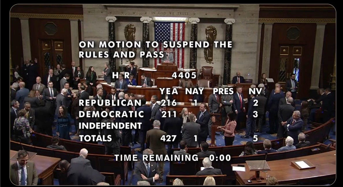 BREAKING: House Passes Bill To Release Epstein Files