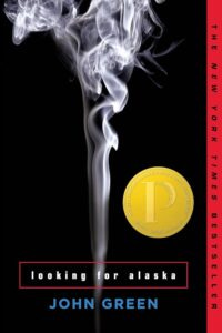 The cover of John Green's YA novel, Looking for Alaska