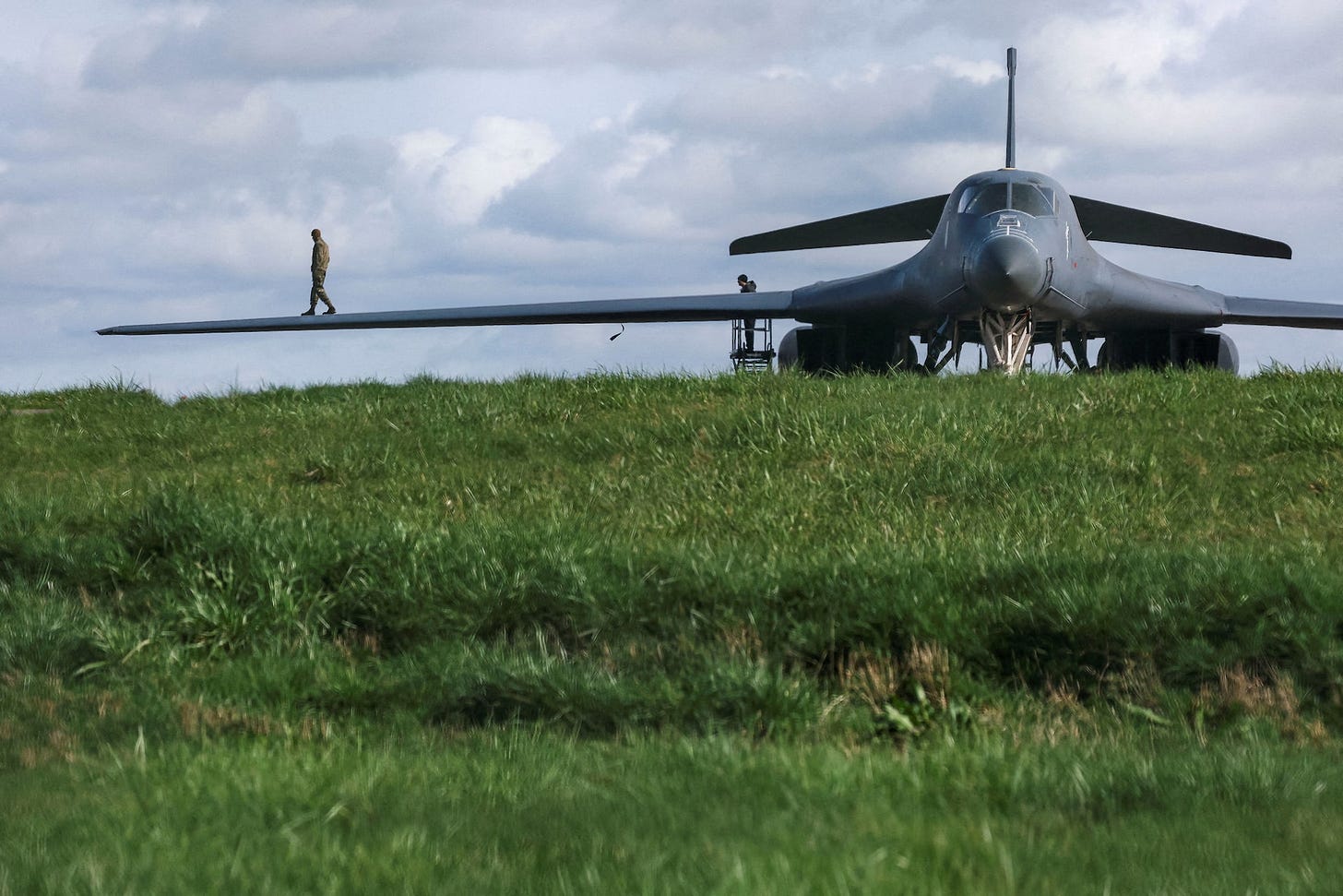 The RAF Fairford airbase, amid the U.S.-Israeli conflict with Iran