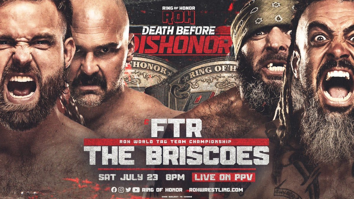 FTR vs. The Briscoes title match official for ROH Death Before Dishonor -  WON/F4W - WWE news, Pro Wrestling News, WWE Results, AEW News, AEW results