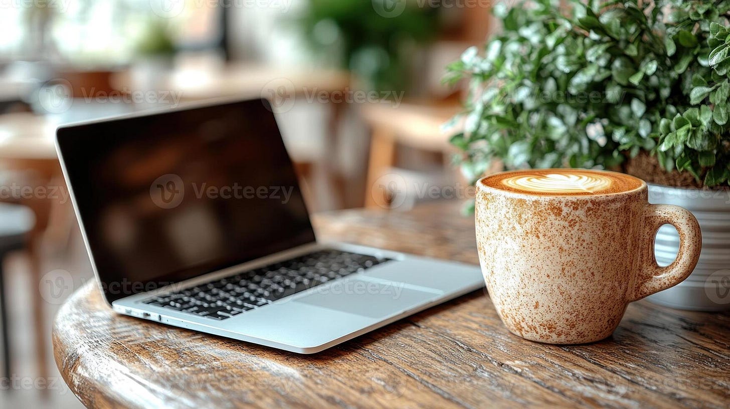 Coffee With Laptop Chill Aesthetic Stock Photos, Images and Backgrounds for  Free Download