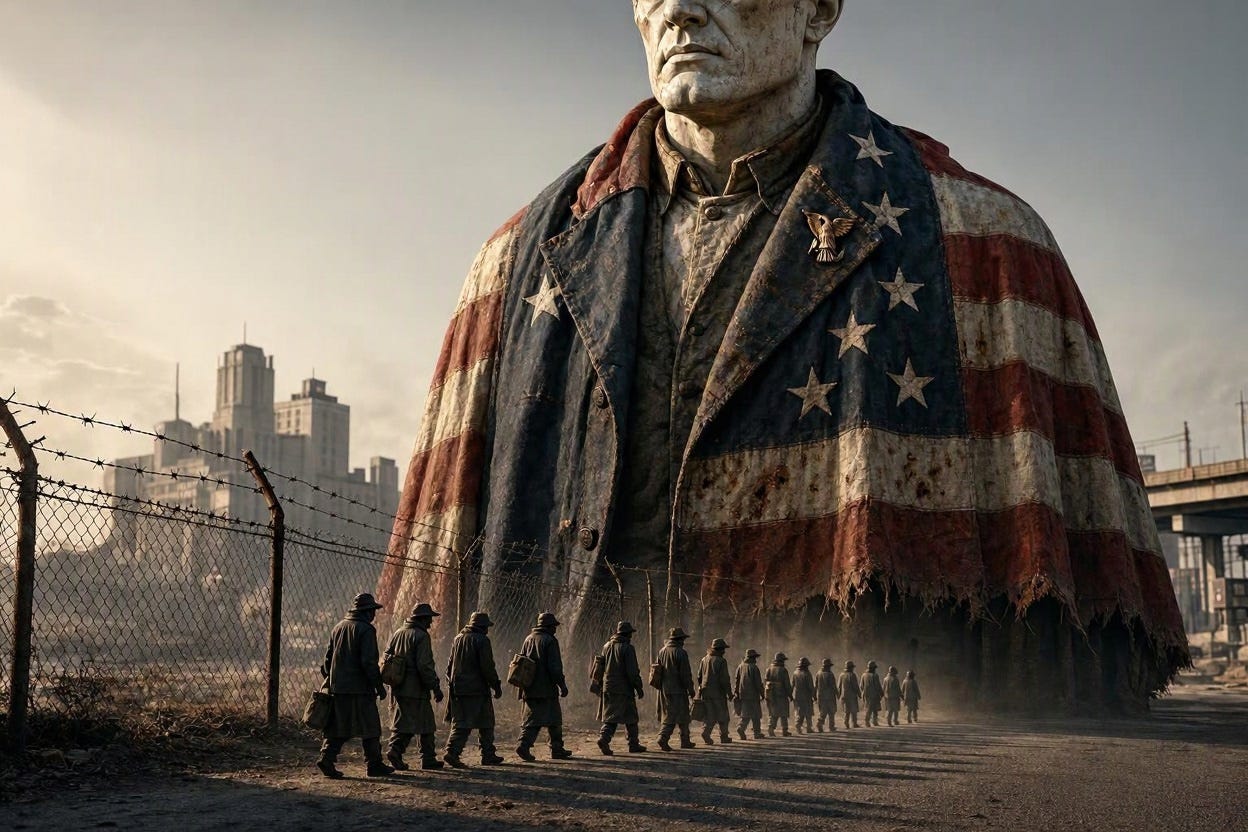 A portrait of American exceptionalism as a dangerous thing especially in regards to immigration issues. 