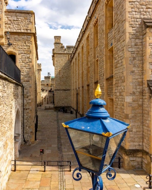 May be an image of the Cotswolds and the Tower of London