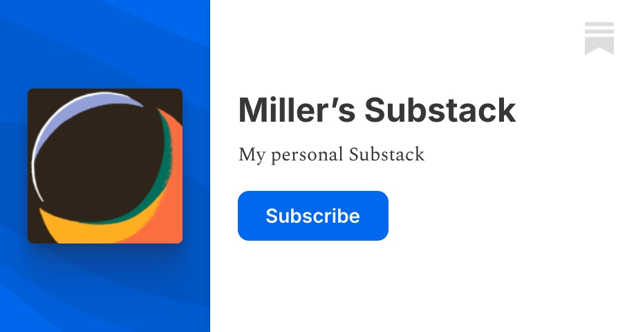 week 3 substack - by Miller Williams - Miller’s Substack