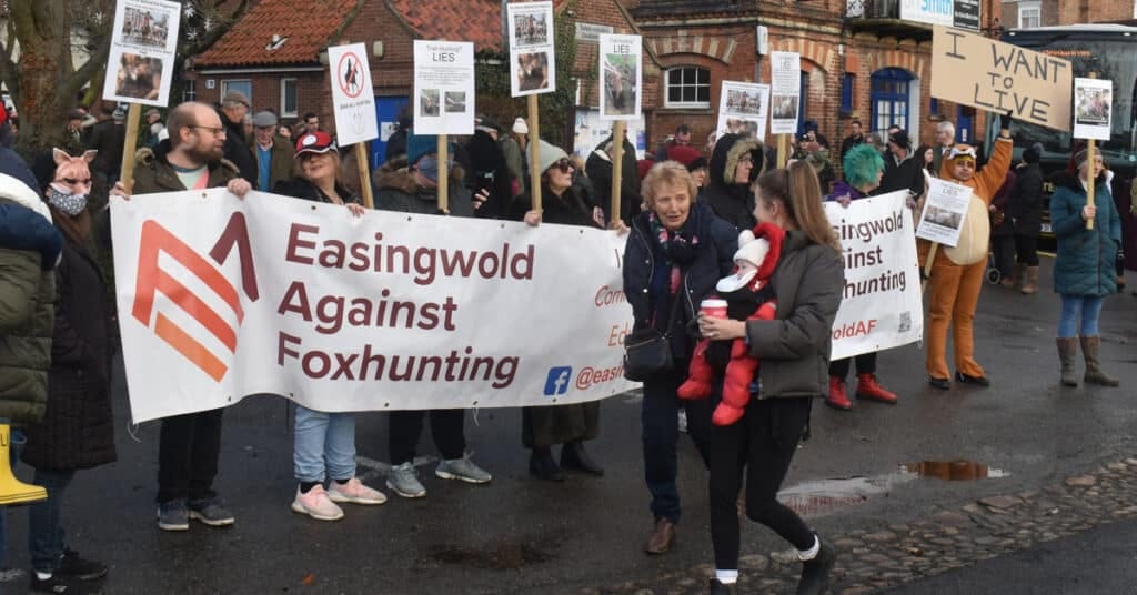 Easingwold Against Foxhunting on Boxing Day