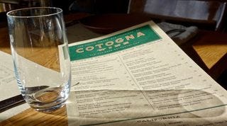 Cotogna Menu Cotogna Menu