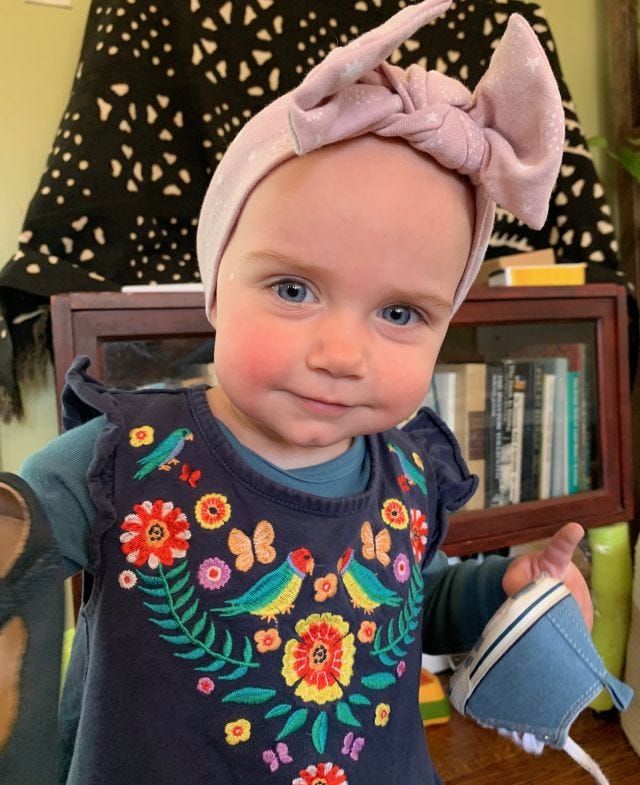 The only 5 seconds she has ever allowed a headband.