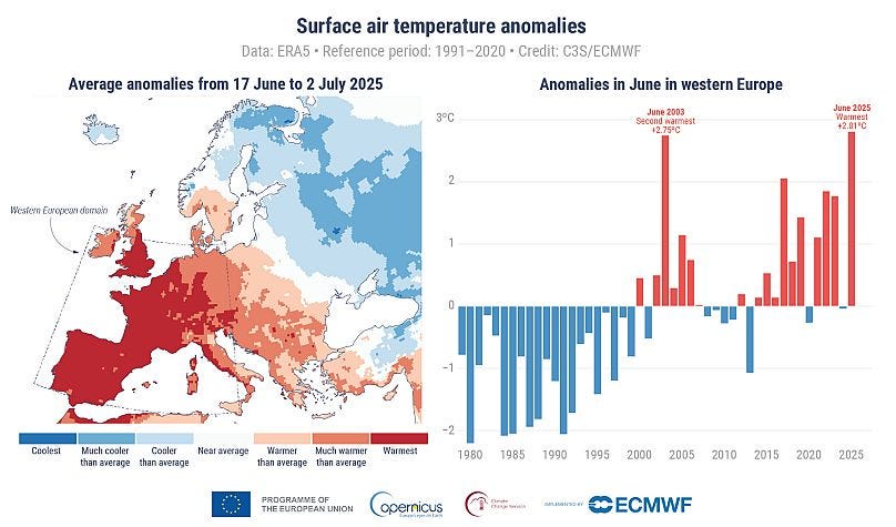 Climate change tripled death toll of latest European heatwave, first ever  rapid study finds | Euronews