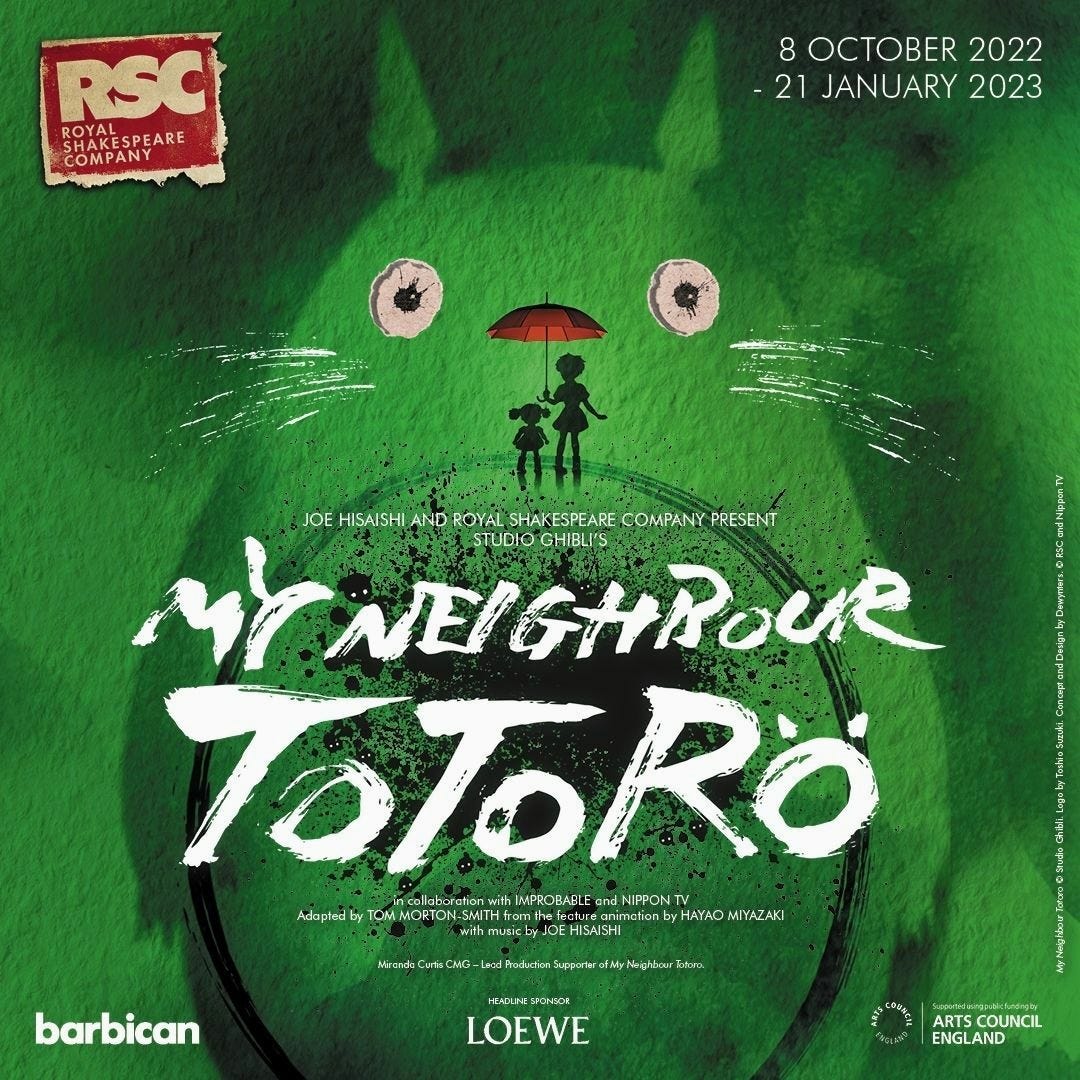 RUMOUR – MY NEIGHBOUR TOTORO – WEST END TRANSFER PLANS – Theatre Fan