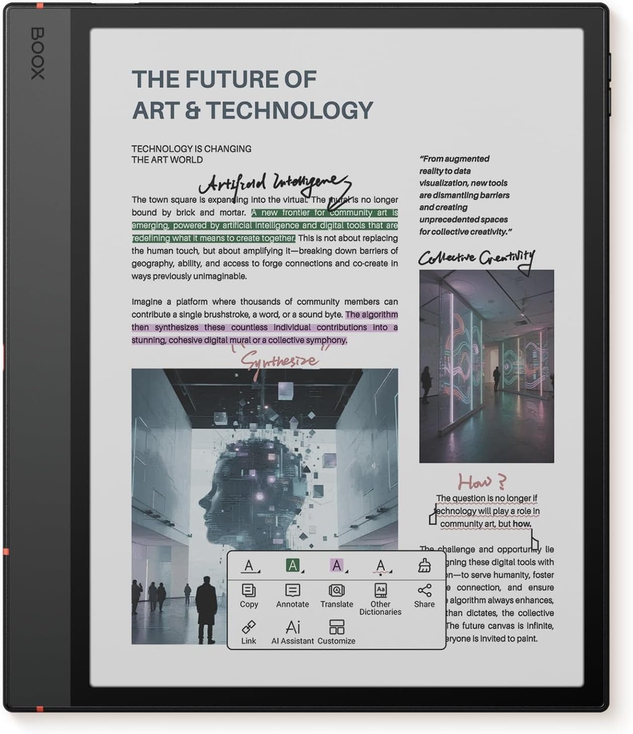 BOOX tablet that allows for Logos App installation BOOX tablet that allows for Logos App installation