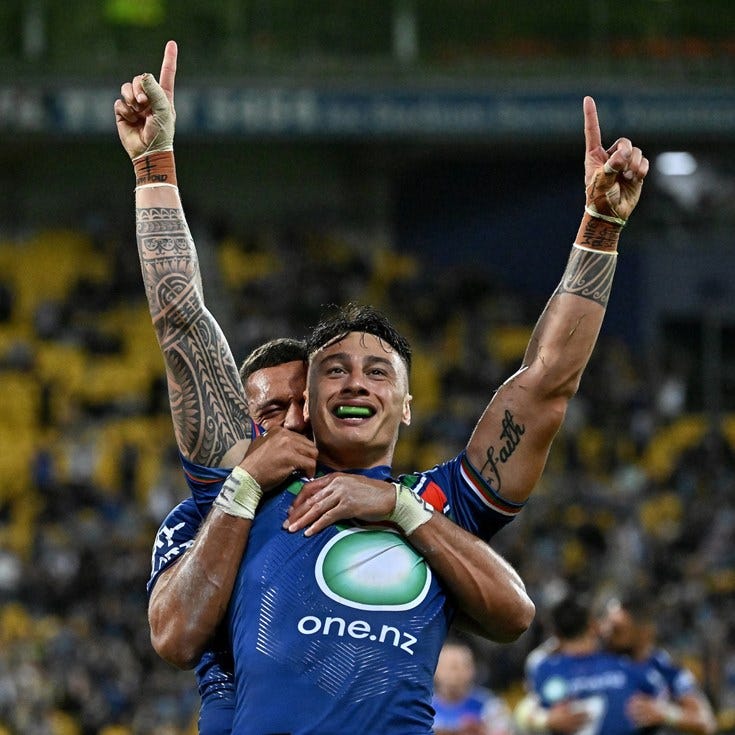 Official NRL profile of Charnze Nicoll-Klokstad for Warriors | Warriors