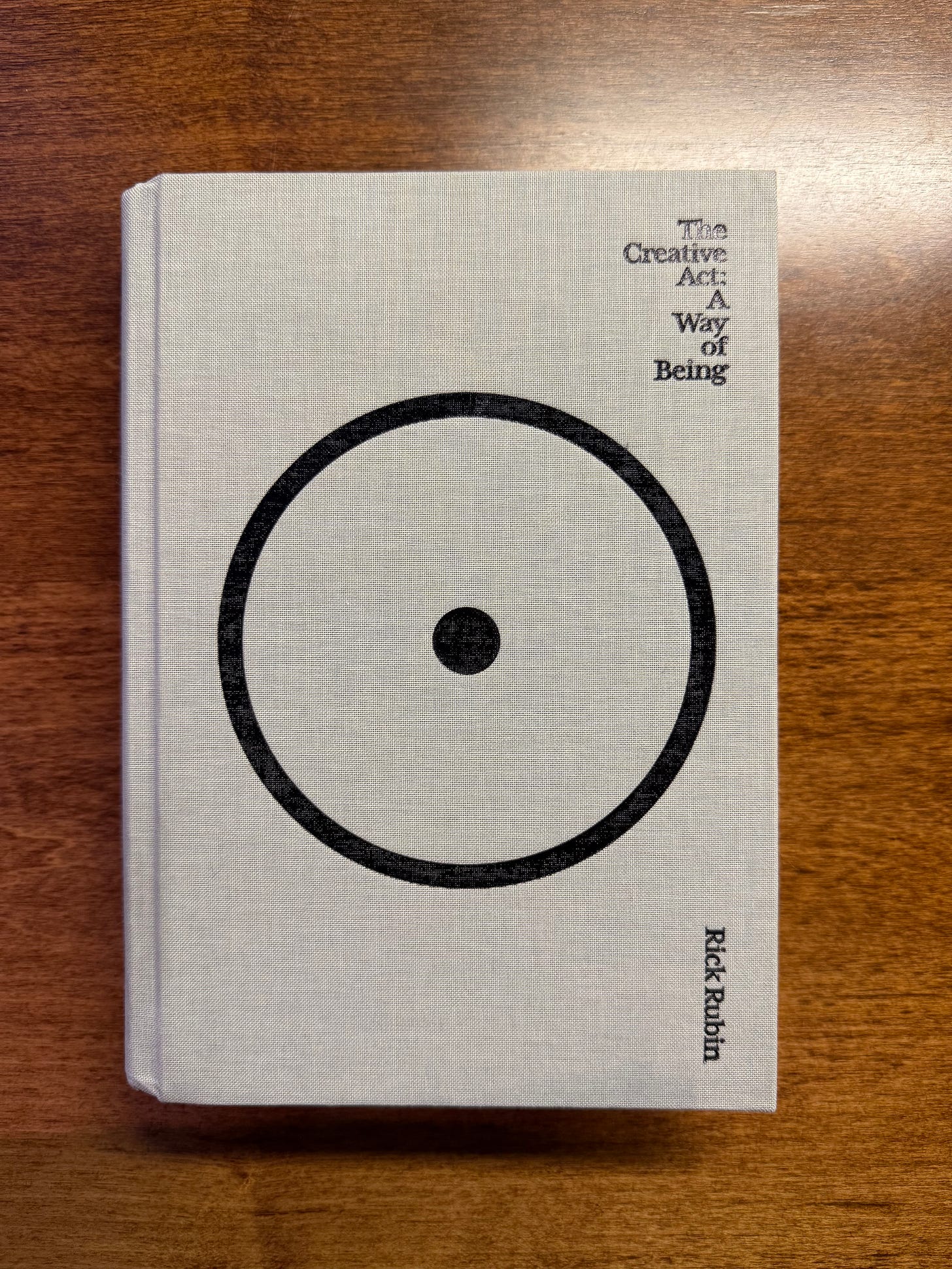 The Creative Act: A Way of Being by Rick Rubin