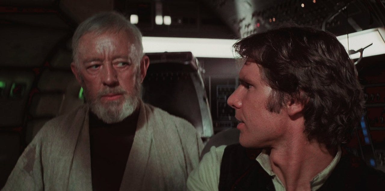 All Things Kenobi — Obi-Wan listening to Han Solo: A Mood