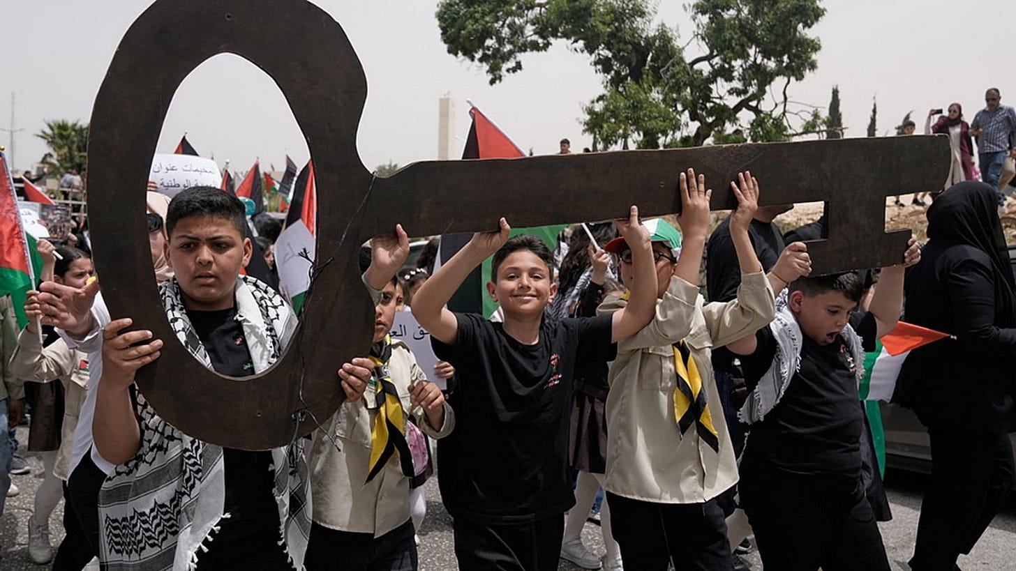 A 78 anni dalla Nakba i palestinesi rievocano la memoria dello sfollamento  e sostengono il diritto al ritorno | Euronews