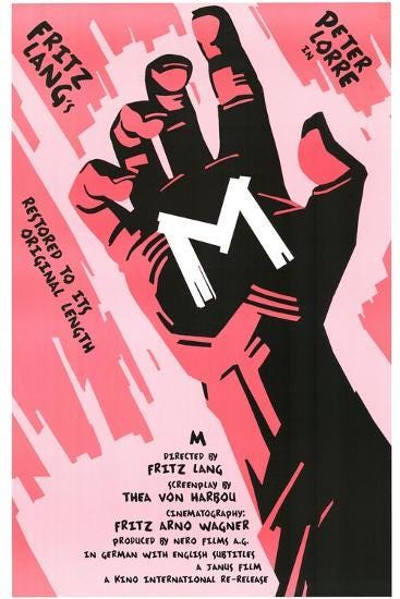 M, 1931' Print | AllPosters.com