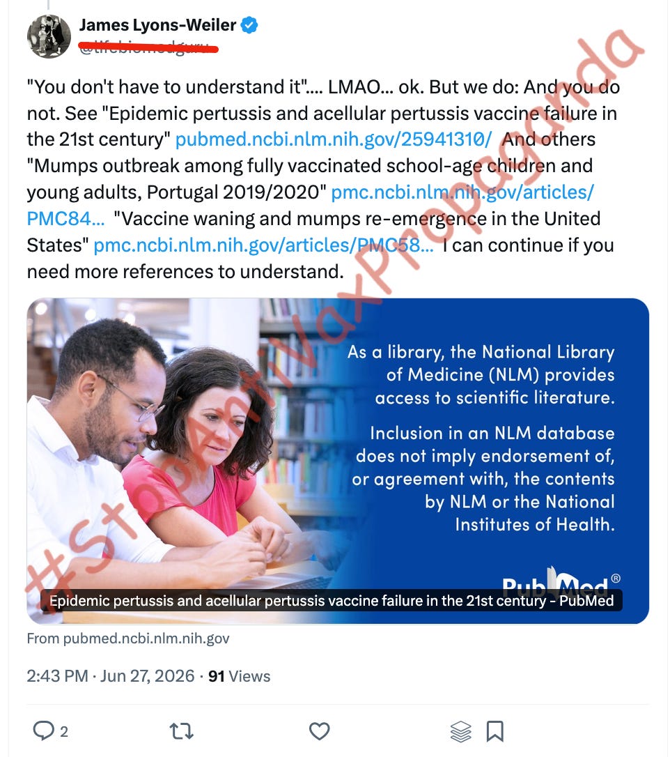 The idea that vaccines are a failure or don’t work is propaganda pushed by anti-vaccine influencers.