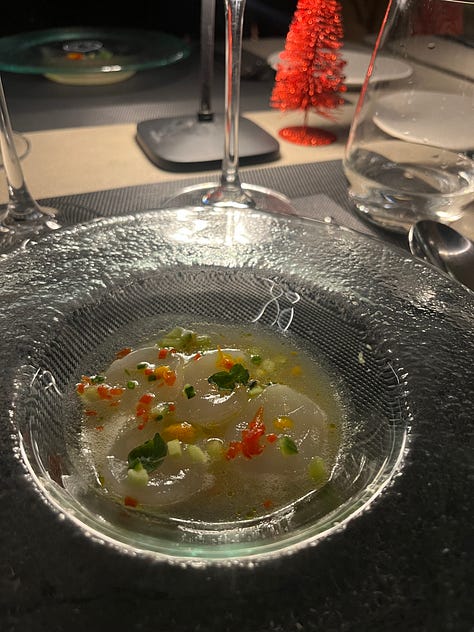 Tasting menu at Merceri food & drink