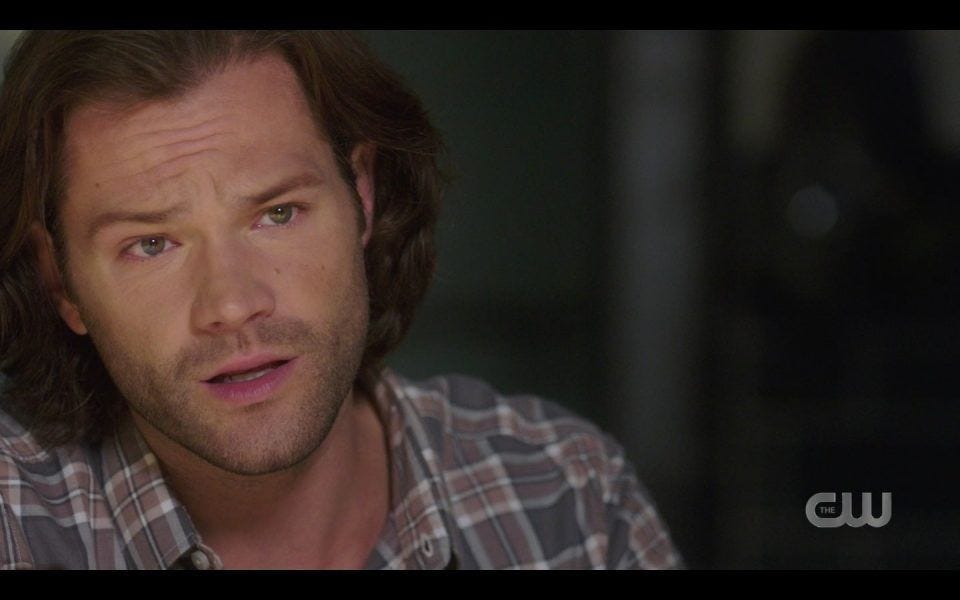 Sam Winchester tells Dean hs killed a witch SPN 1506 Sam Winchester tells Dean hs killed a witch SPN 1506