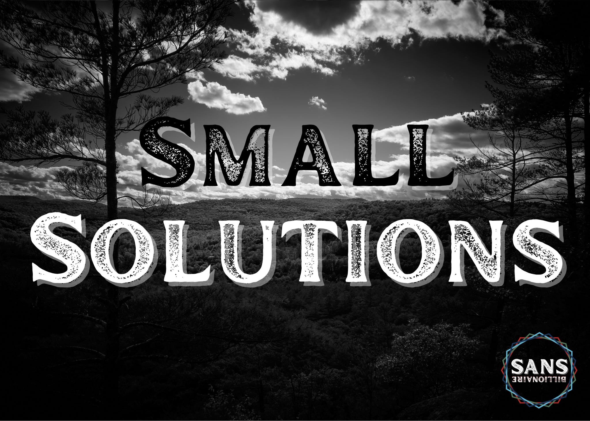 Some Common Solution An Easy Solution to Our 2 Biggest Problems