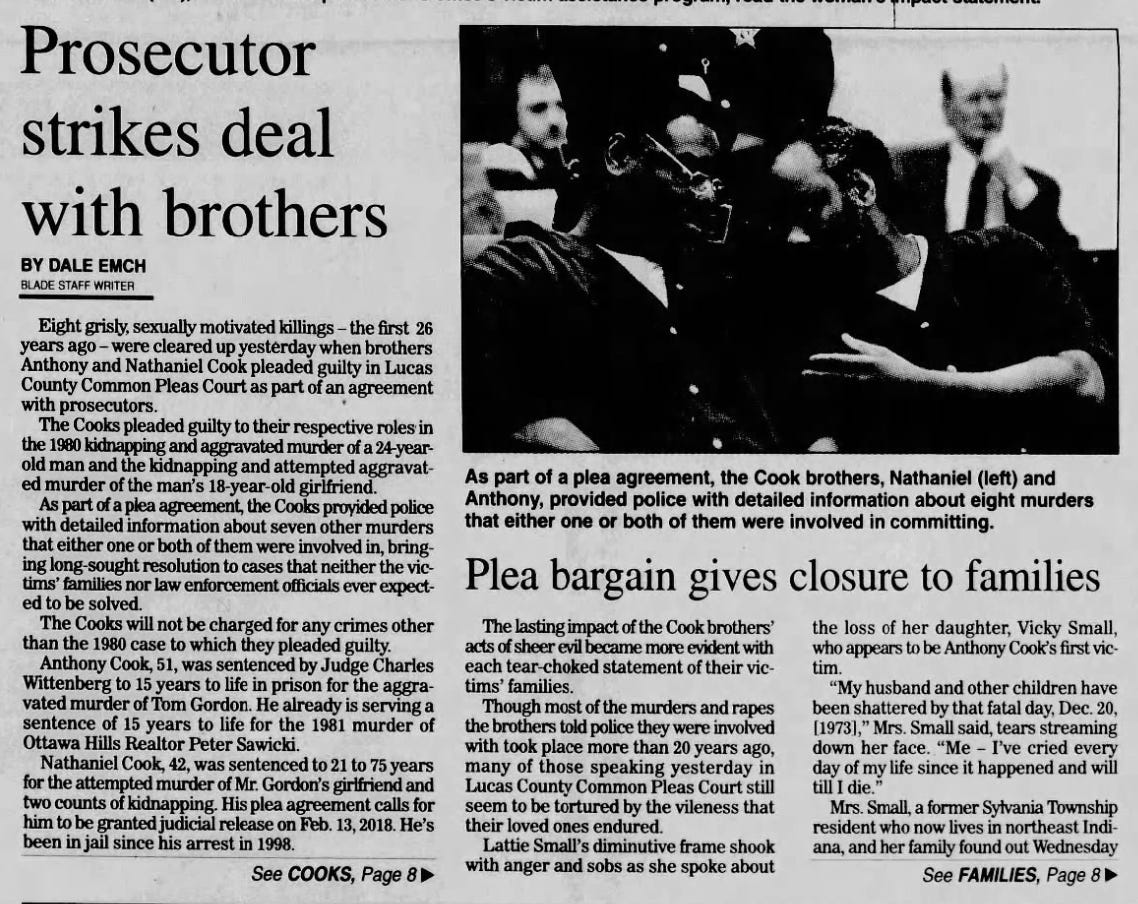 Partners in Crime: The Violent and Bloody Legacy of the Cook Brothers