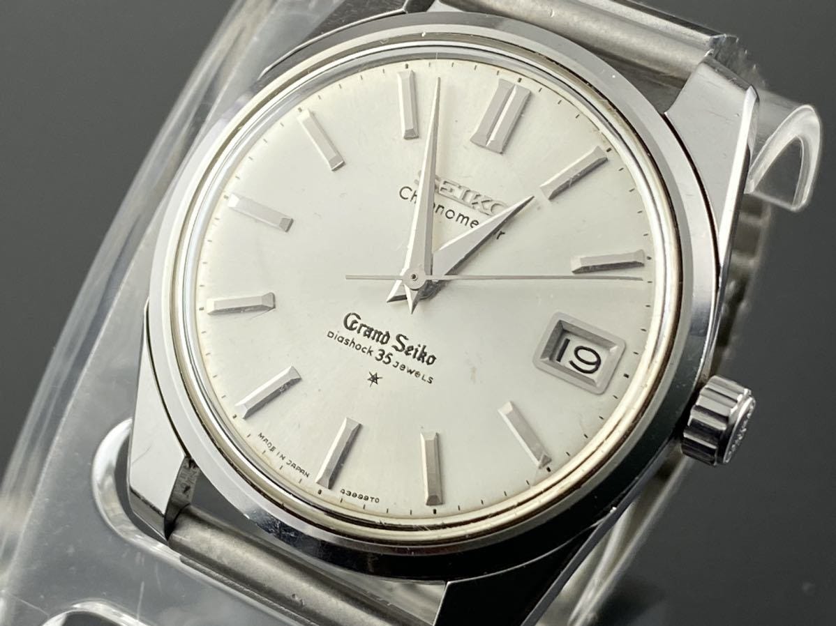 [B500]1円～☆メンズ腕時計 SEIKO セイコー GS グランドセイコー メダリオン ライオン クロノメーター 5722-9970 動作品