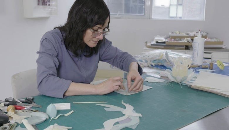 We're genuinely pretty freaked out — in a good way — by what Cybèle Young  can do with paper | CBC Arts