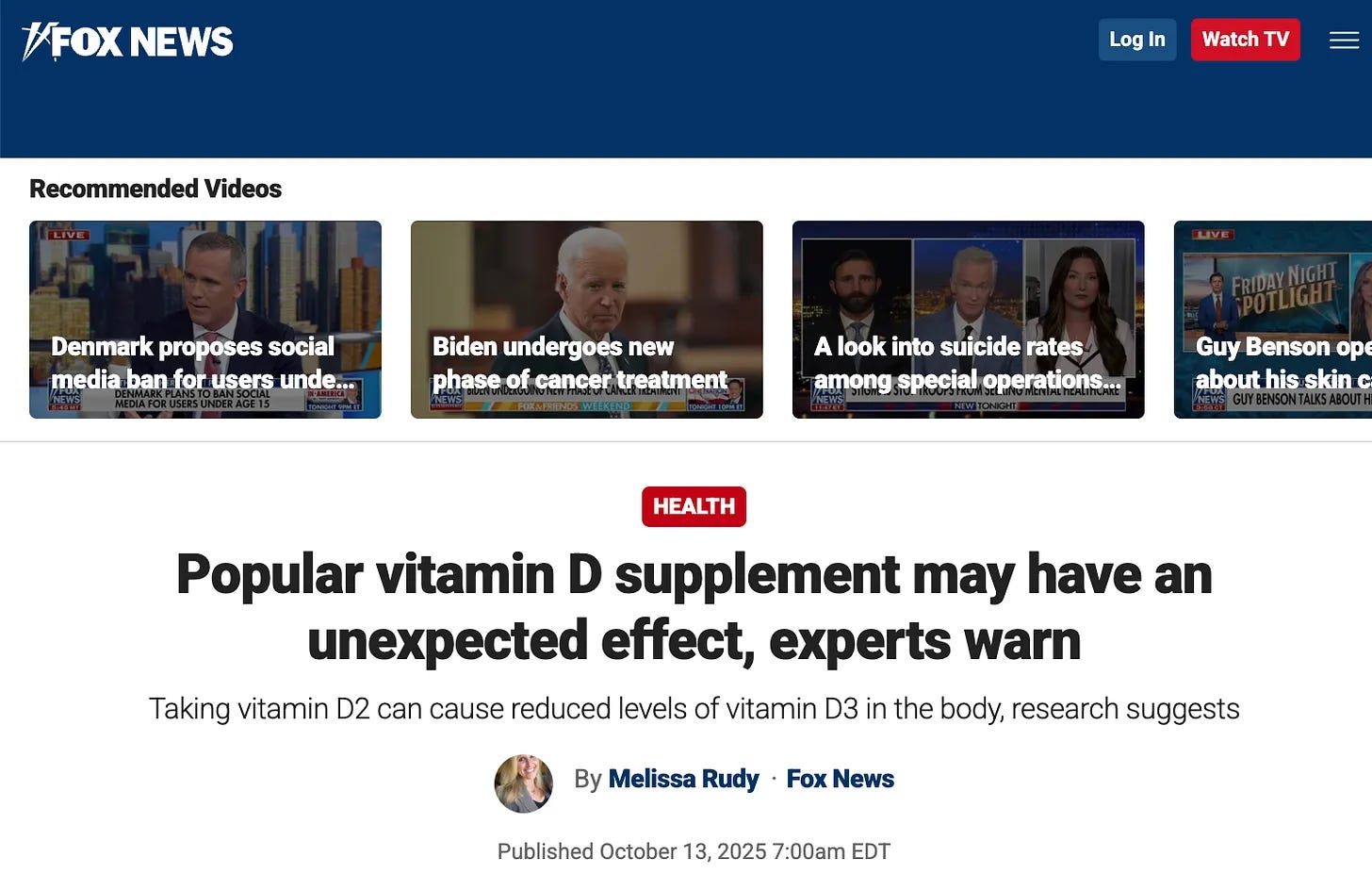 Wellbeing: Vitamin D2 or D3? Winter’s coming...
