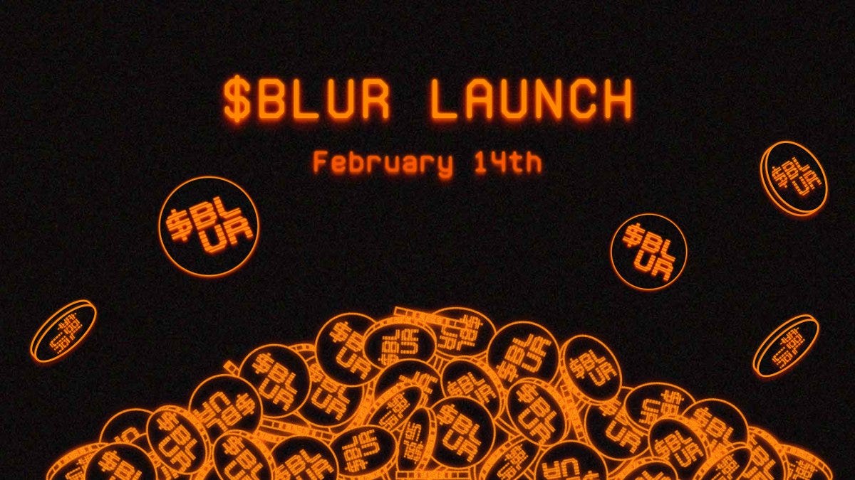 Blur on Twitter: "$BLUR is launching February 14 We know this is past our  initial estimate of January and we're sorry for the delay. We're trying new  things and the extra two weeks will allow us to deliver a launch that  hasn't been done before. Airdrop 3 will ...