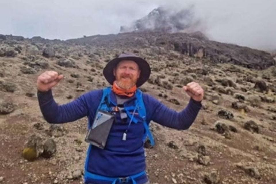 James O'Connor died on his 40th birthday after suffering a fatal heart attack near the summit of Mount Kilimanjaro